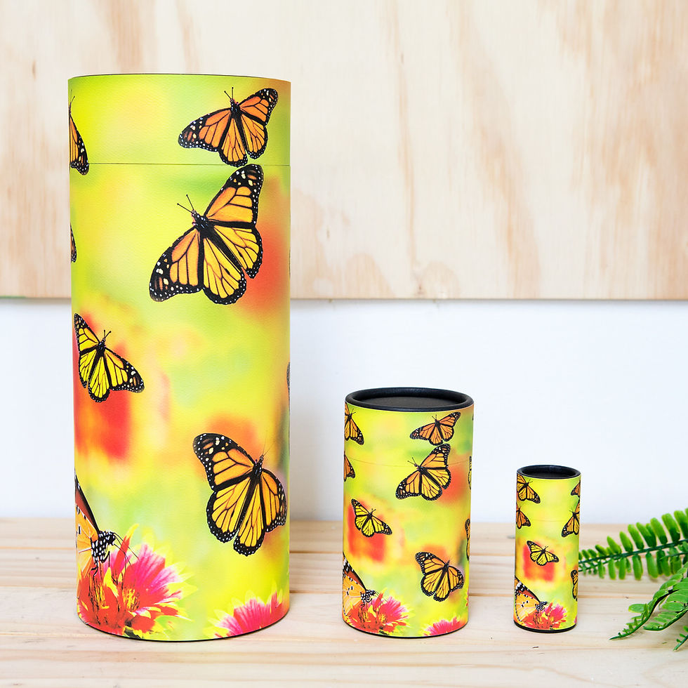 Thumbnail: cremation urns with photo