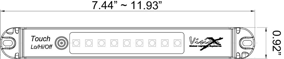 Thumbnail: Strip Light 7.5" Soft Touch