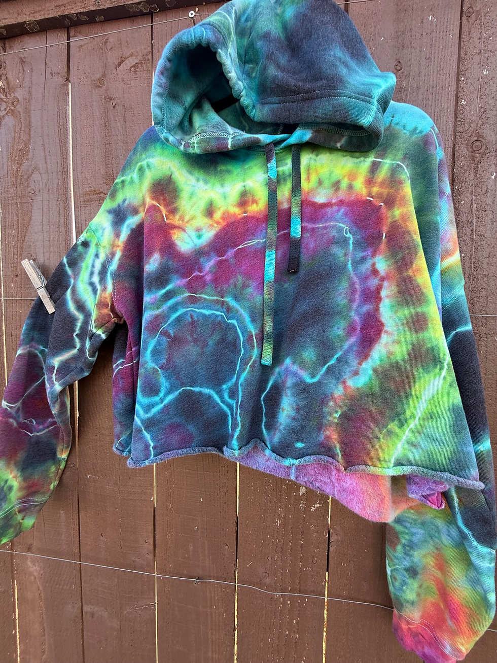 2XL Boxy CROP hoodie 52% cotton 48% poly