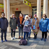 Connected Brighton members outside The Theatre Royal Brighton