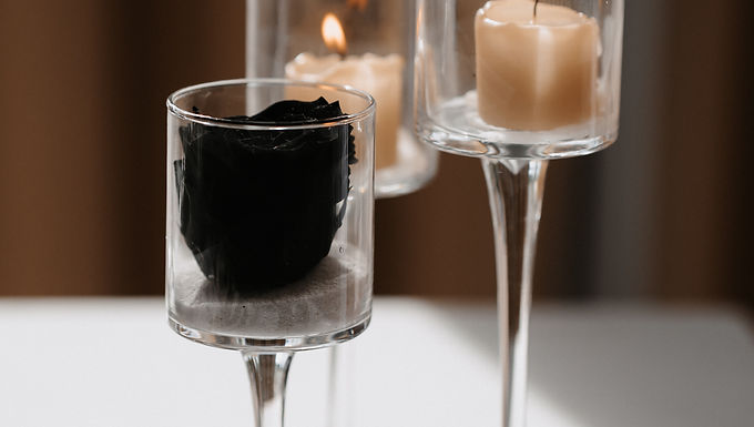 Kerzenständer "Glas" 3er-Set