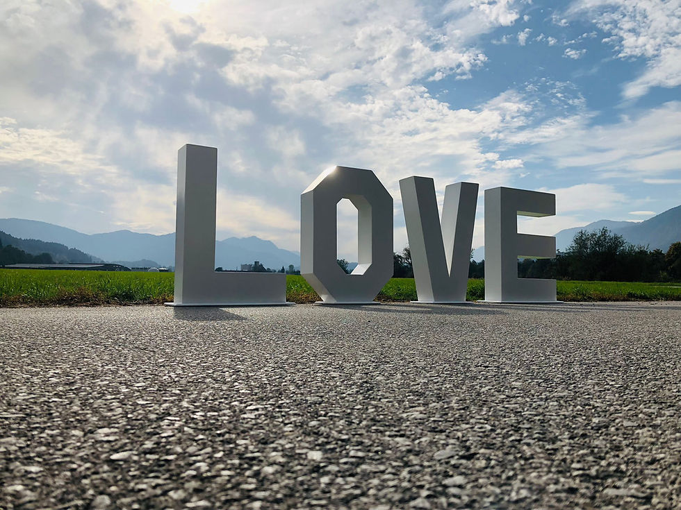 Miniaturbild: XXL Buchstaben L.O.V.E.