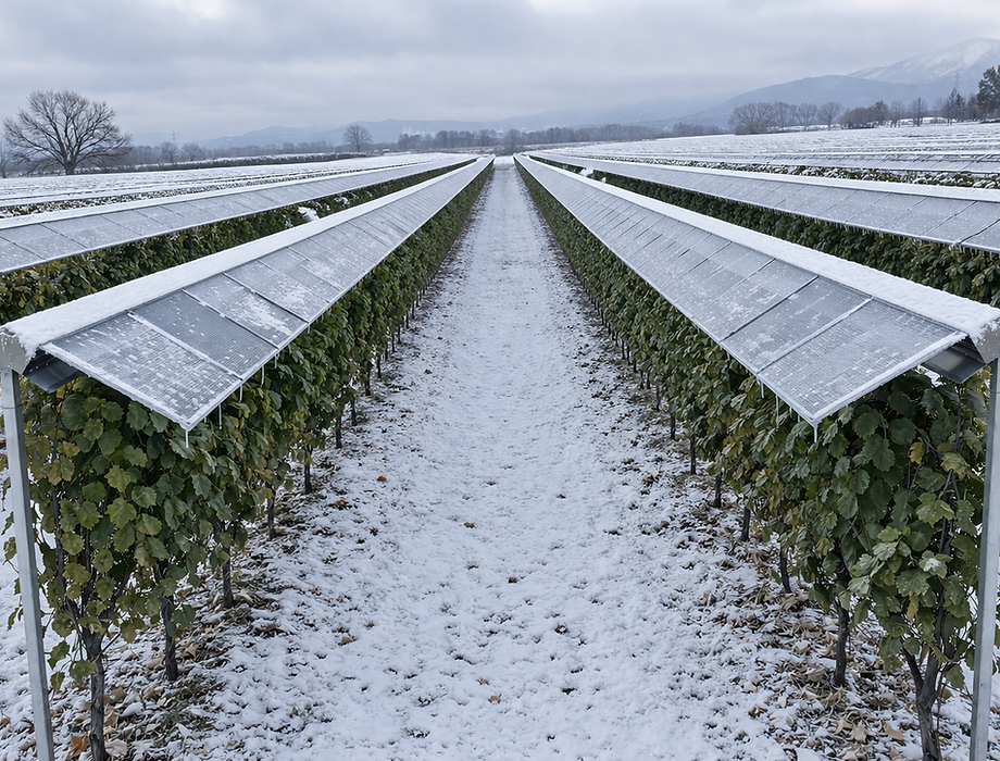 EG system mechanisms protecting vineyards from the cold