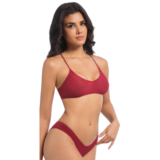 Tan Through Bikini Set - Solstice