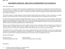 HONORING SERVICE: THE IAM’S COMMITMENT TO VETERANS