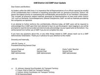 IAM DISTRICT 142 GMP USER UPDATE