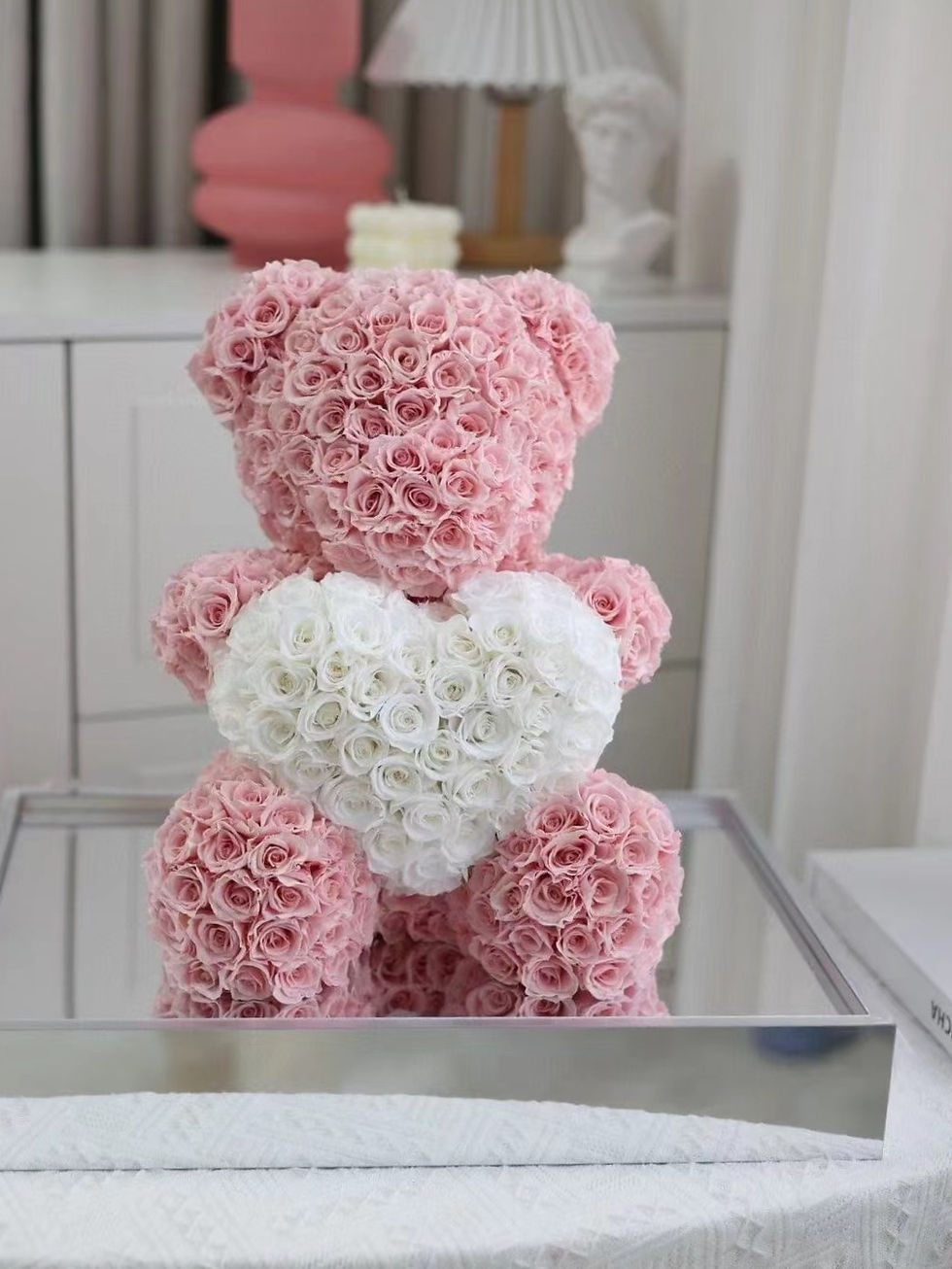Thumbnail: Preserved Rose Bear