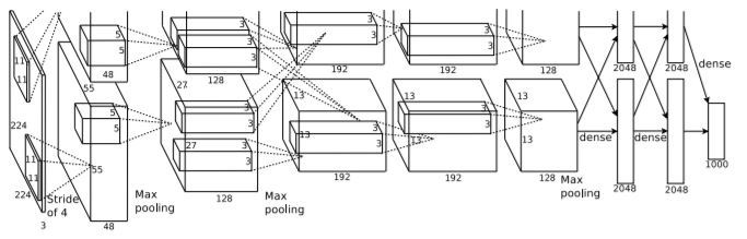 AlexNet architecture