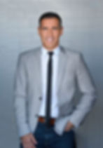 Juan Pedrosa photo profile Real Estate agnet miami beach gray suit and tie