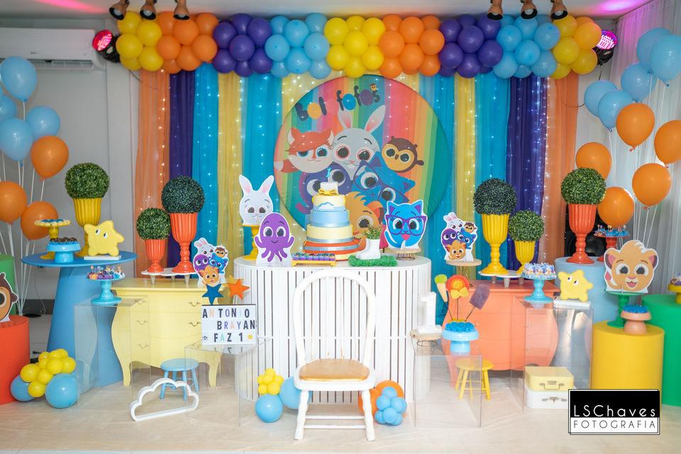 Antonio Brayan 1 ano RM Decorações Espaço Kids