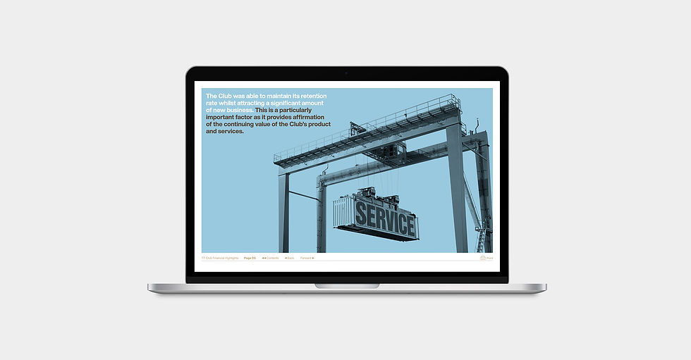Website Annual Report Design