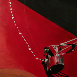 peintre bateaux tanker