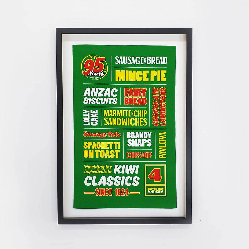 Framed commercial print for Four Square