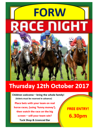 AGM & Family Race Night