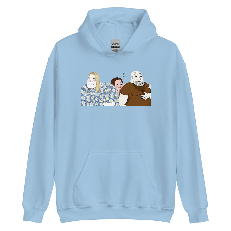 Thumbnail: plz help - Unisex Hoodie