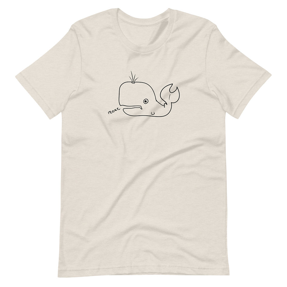 Thumbnail: Reeee Whale - Unisex t-shirt