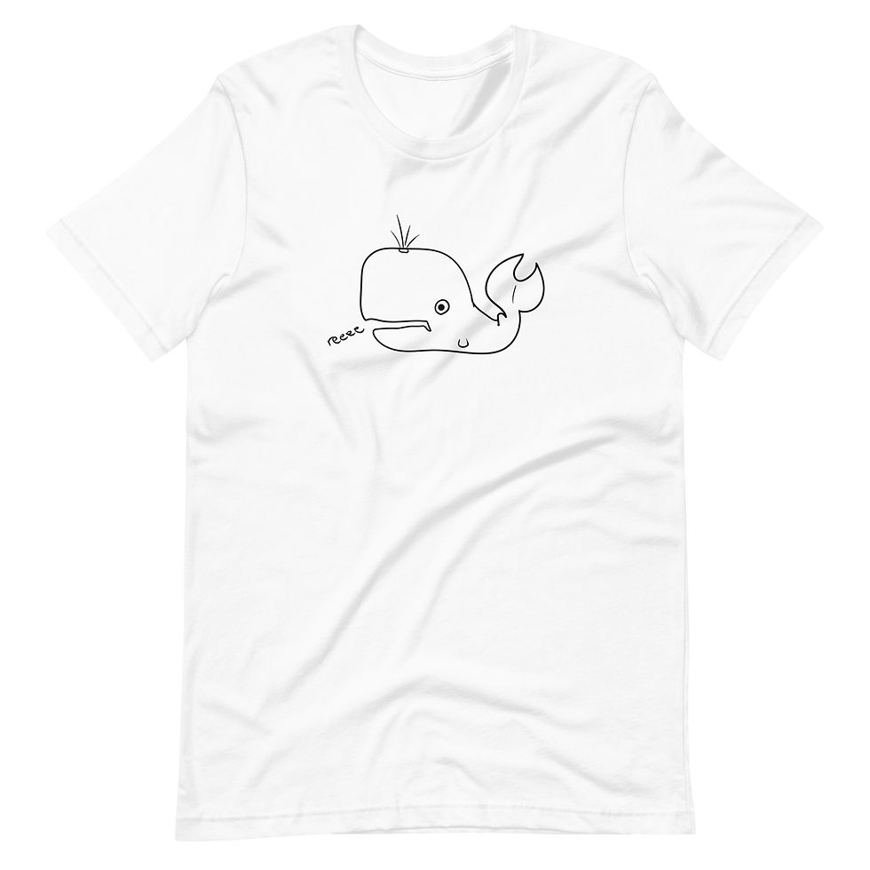 Reeee Whale - Unisex t-shirt