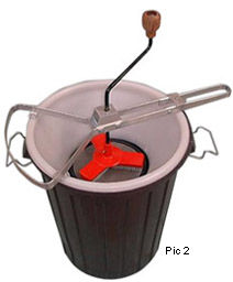 Thumbnail: TALISMAN SIEVE - Mouli | rotary glaze sieve | Wellington Potters Supplies NZ