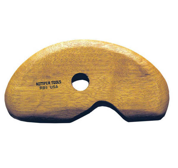 KEMPER RB5 - WOOD RIB, pottery/ceramics tool, Wellington Potters Supplies Ltd. NZ