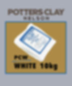 POTTERS CLAY WHITE - PCW, Stoneware, Wellington Potters Supplies Ltd