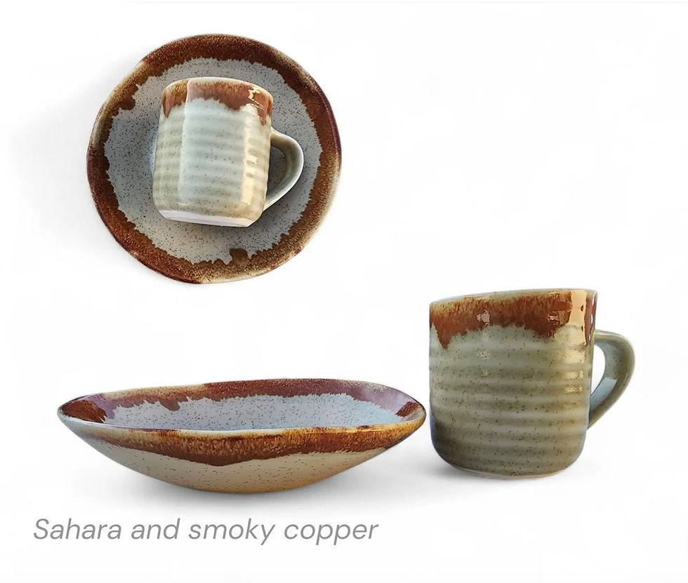 Thumbnail: ABBOTS - SMOKY COPPER  Midfire Brushable Glaze | pottery, ceramic brush on glaze | Wellington Potters Supplies.co.nz