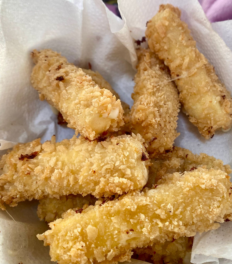 Crispy Mozzarella Dippers from the Cliffside Kitchen