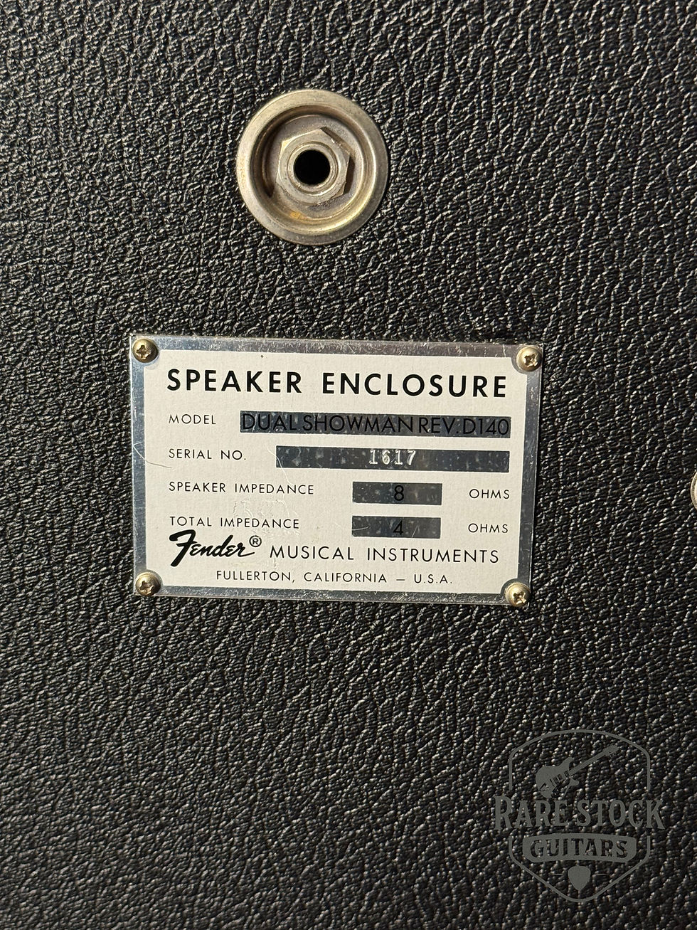 サムネイル： Fender Dual Showman cabinet 2×15 JBL D-140