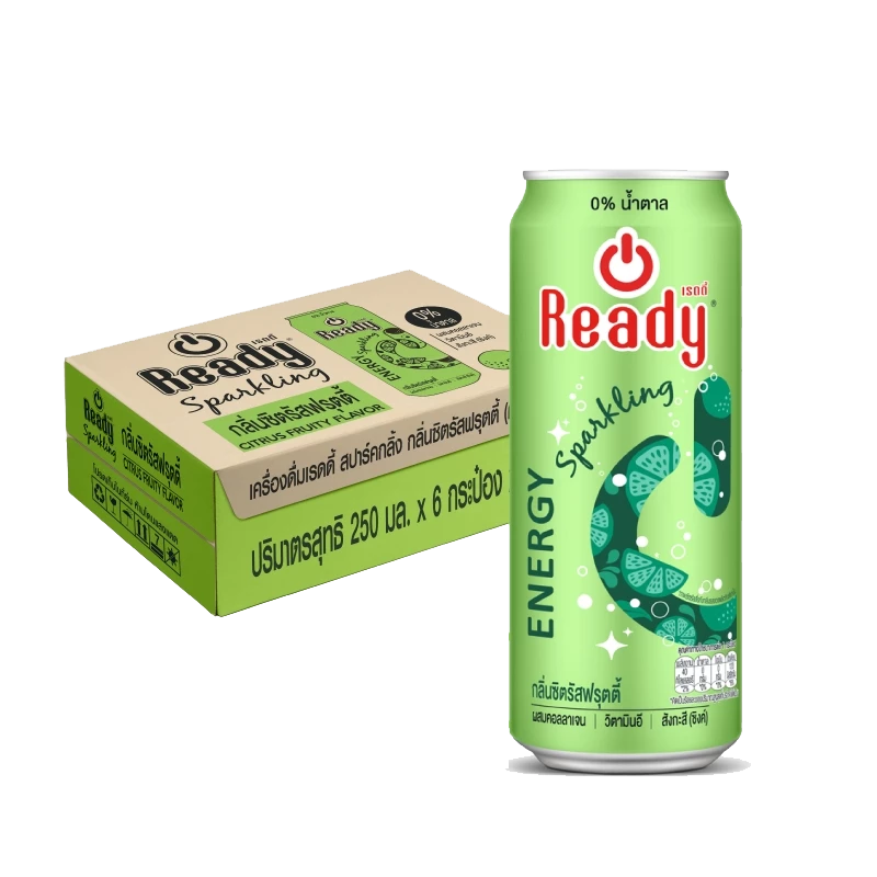 Thumbnail: LingOrm x Ready Sparkling Energy Drink 250ml