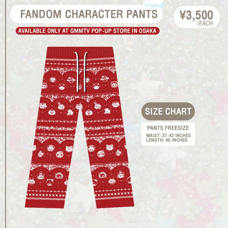 GMMTV Pop Up Store in Osaka - Fandom Character Pants