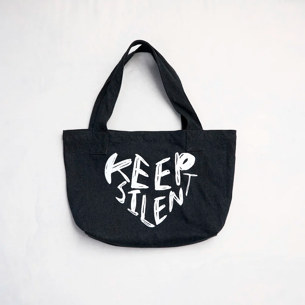 サムネイル： KEEPSILENT by Orm Kornnaphat - Shhh Denim Tote (4 Colors)