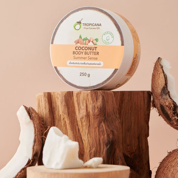 Thumbnail: TROPICANA Natural Coconut Oil butter body cream 250g.