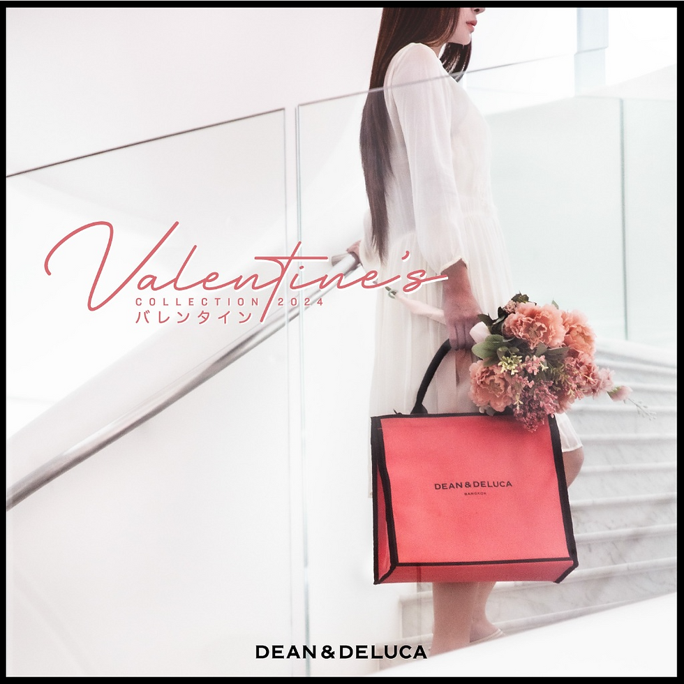 Thumbnail: DEAN&DELUCA Thailand - Valentine 2024 Peach Pink Tote Bag
