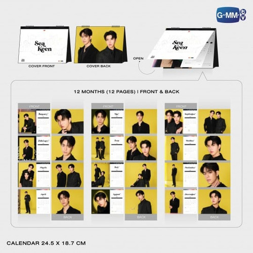 SeaKeen Official Calendar 2025 GMMTV | Webuybangkok