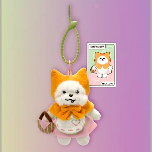GMMTV MilkLove MUVMUV ドールキーチェーン MilkLove - MuvMuv Doll Keychain | Webuybangkok