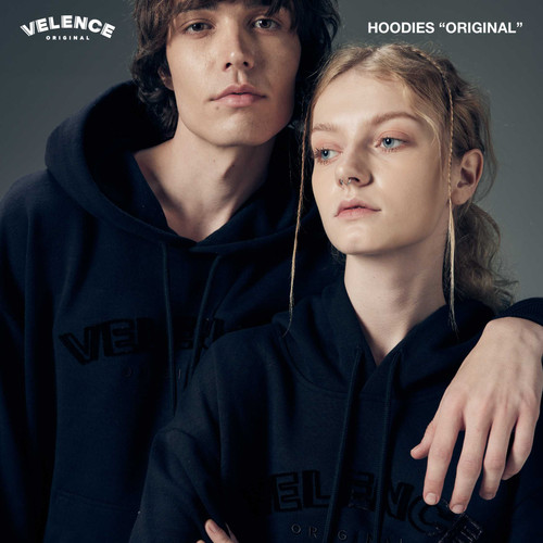 VELENCE 'ORIGINAL' Collection Black Hoodie | Webuybangkok
