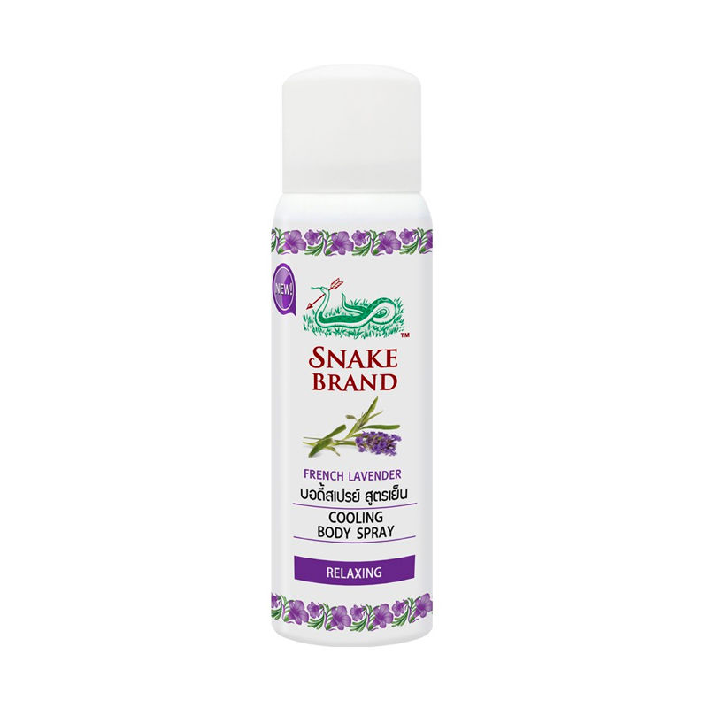 Thumbnail: Snake Brand Body Spray Relaxing 50ml.+ Powder Sheet Relaxing x2packs