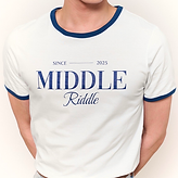 Middle Riddle by Est Supha - Ringer Tee