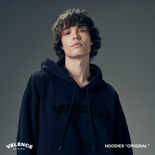 VELENCE 'ORIGINAL' Collection Black Hoodie | Webuybangkok