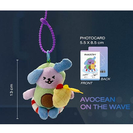 JimmySea - Avocean on the Wave Doll Keychain | Webuybangkok JimmySea - Avocean on the Wave Doll Keychain | Webuybangkok