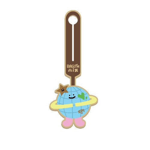 Earthmix Mr.Saturnworld - Official Merchandise Rubber Tag