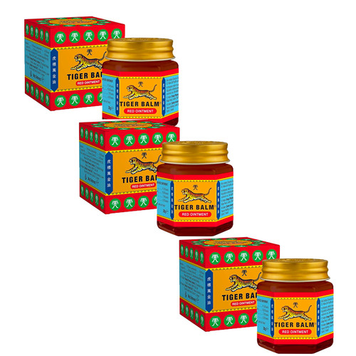 Tiger Balm HR Red Ointment 10g, 20g, 30g (Pack of 3)