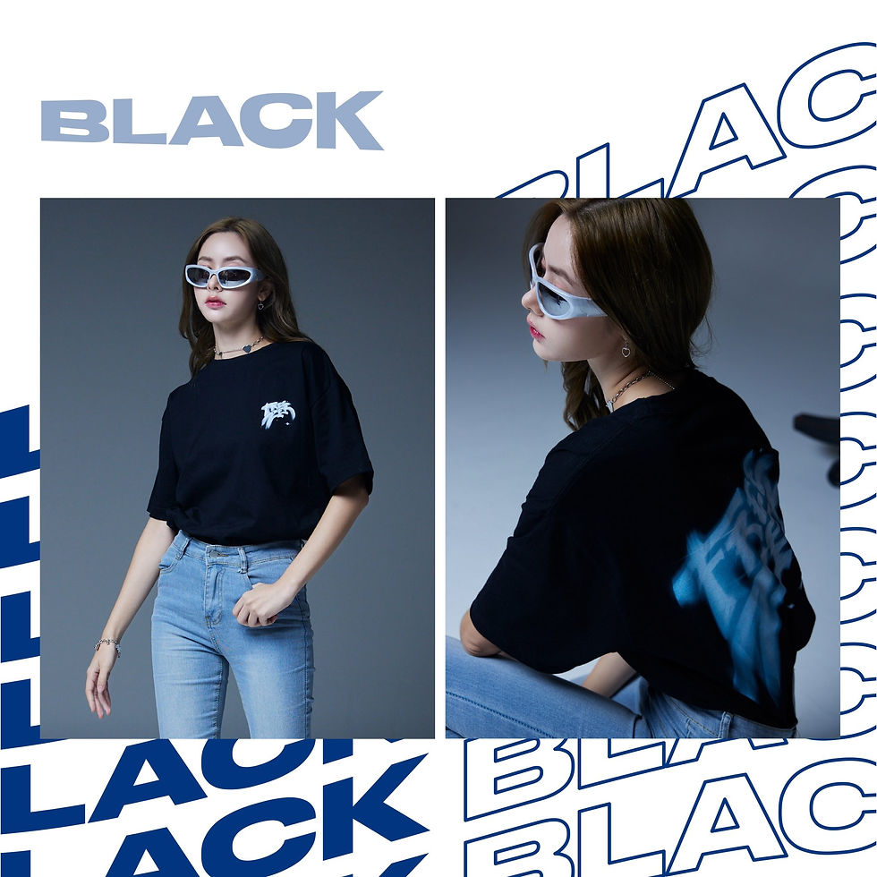 Thumbnail: FREEZER Vol.1 | Oversized T-Shirt Blue Logo