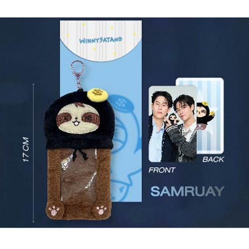WinnySatang - Samruay Fluffy Card Holder with Photocard | Webuybangkok