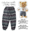 Thumbnail: Butterbear Official Merchandise - Butterbear Pants (Black/Brown)