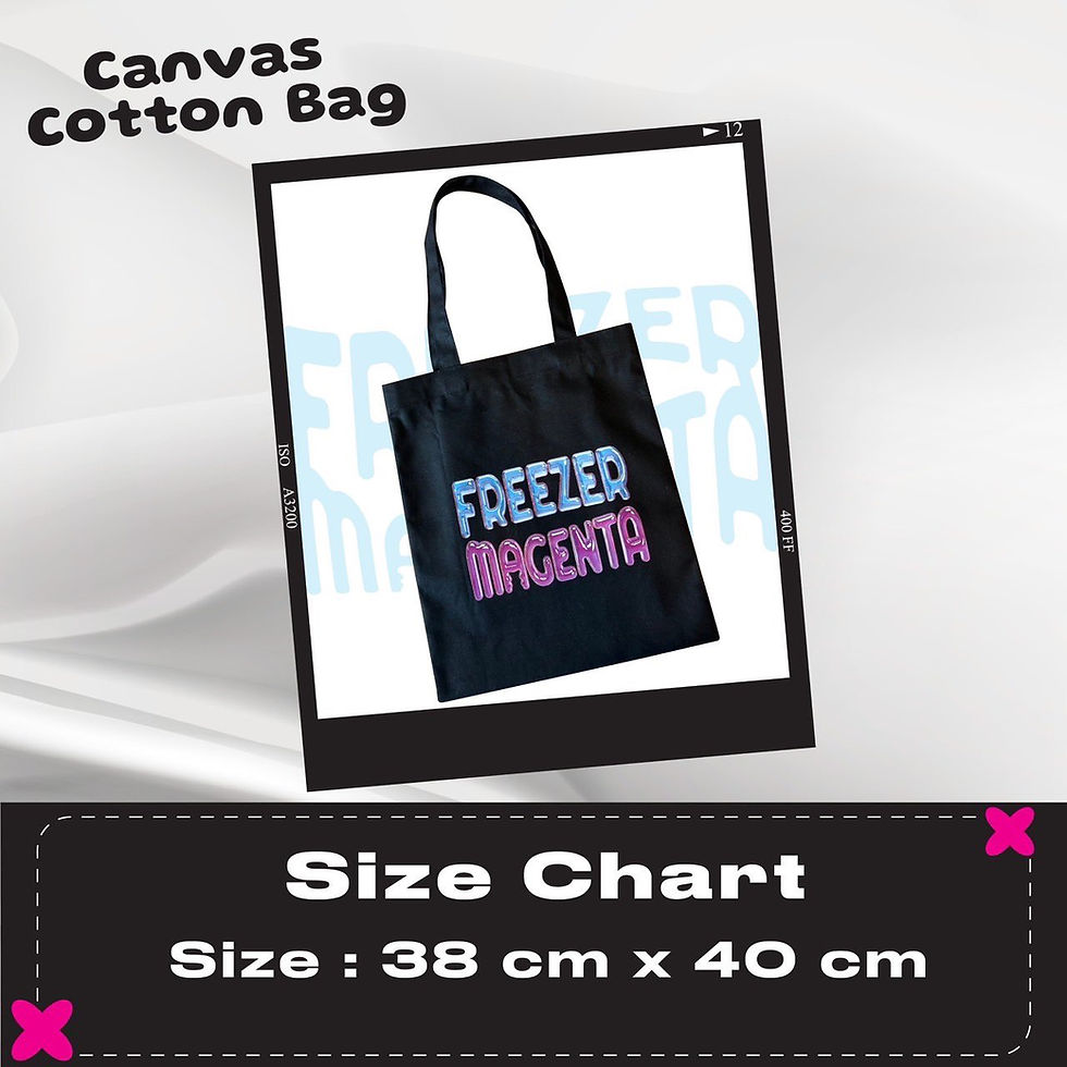 FREEZERxMAGENTA Popup Store in Japan - Canvas Cotton Bag