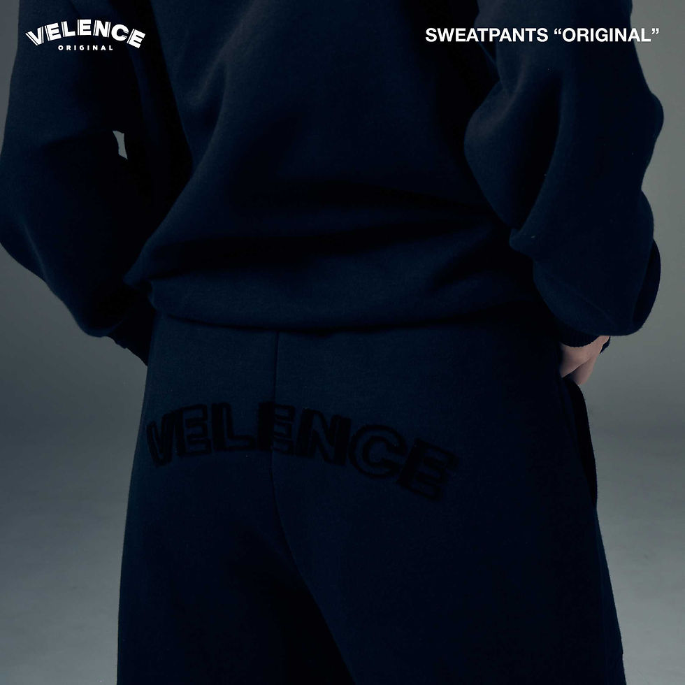サムネイル： VELENCE  'ORIGINAL' Collection Black Pants