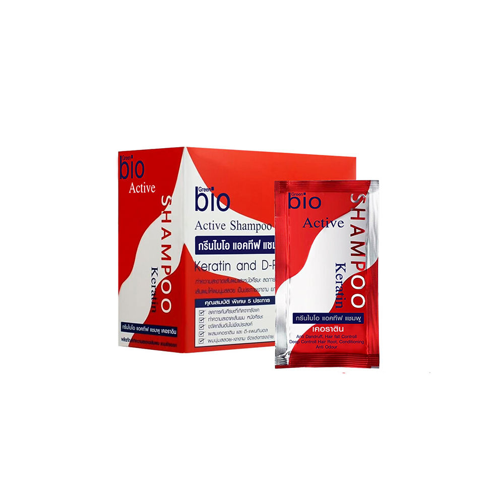 Greenbio Active Shampoo Keratin 30ml.