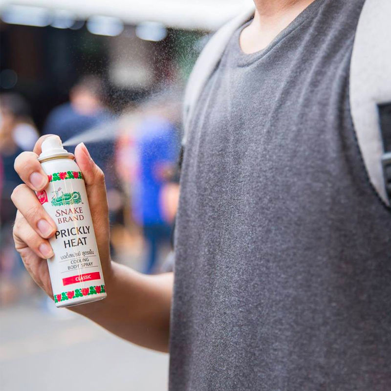 Thumbnail: Snake Brand Cooling Body Spray Classic 50ml.+ Classic Cooling Tissues x2packs