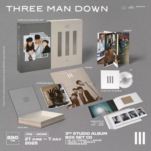 THREE MAN DOWN - 3rd Album CD Boxset | Webuybangkok