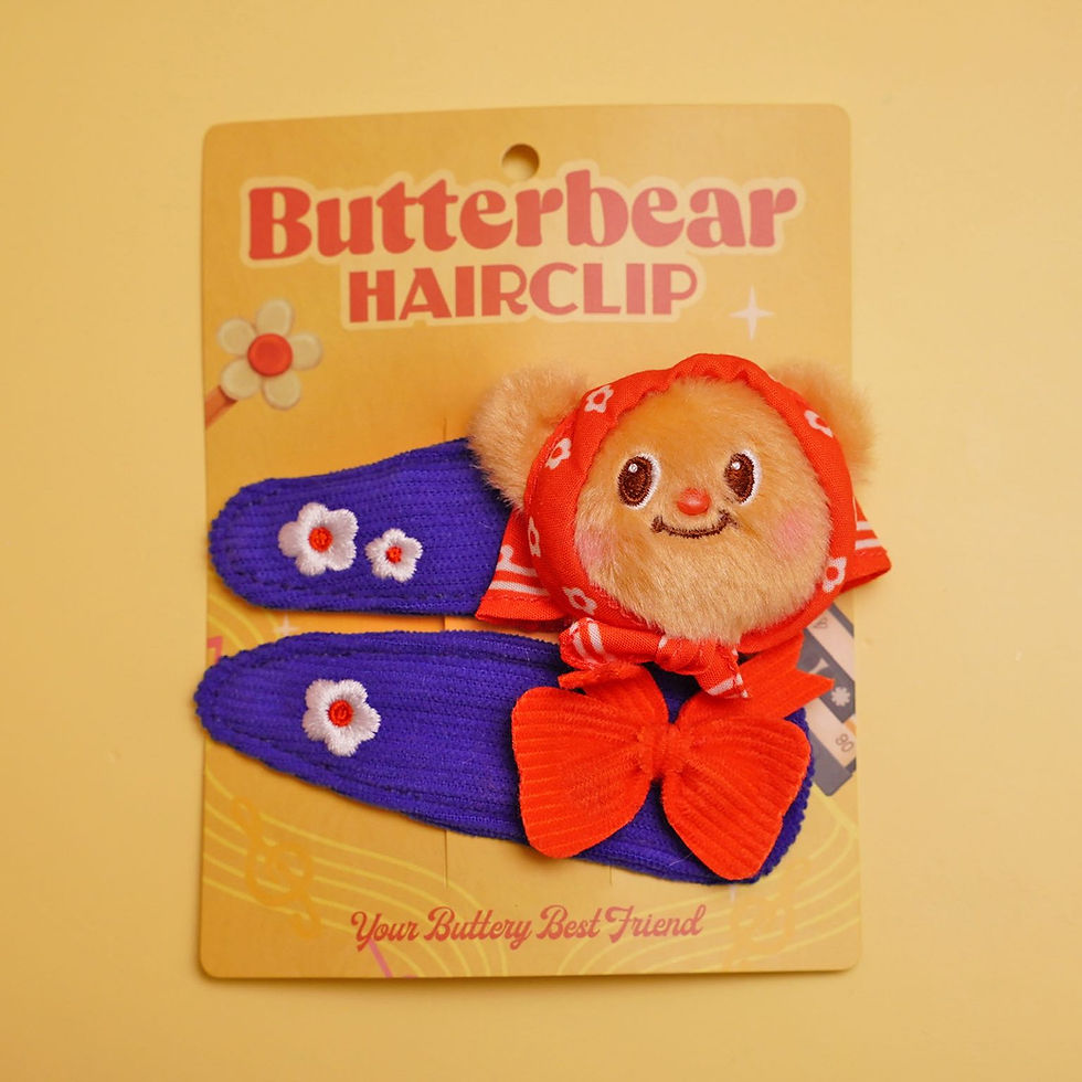 サムネイル： Butterbear Official Merchandise - Hair Clip